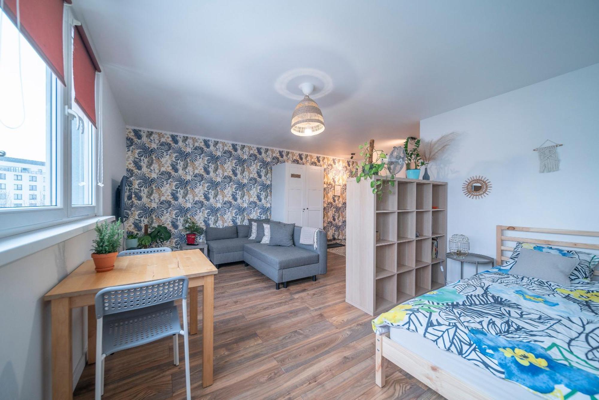 10Th Floor Studio In The City Center Of Wroclaw Apartment Luaran gambar