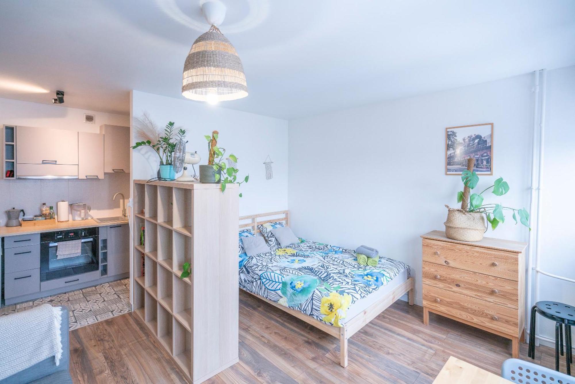 10Th Floor Studio In The City Center Of Wroclaw Apartment Luaran gambar